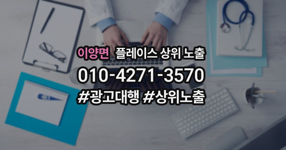 이양면 플레이스 상위 노출