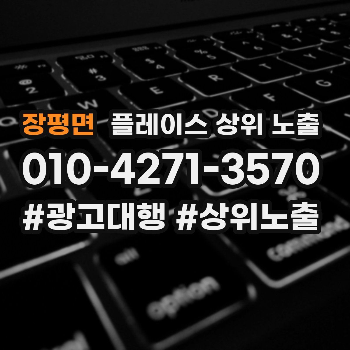 장평면 플레이스 상위 노출