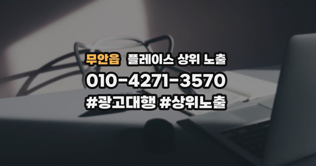 무안읍 플레이스 상위 노출