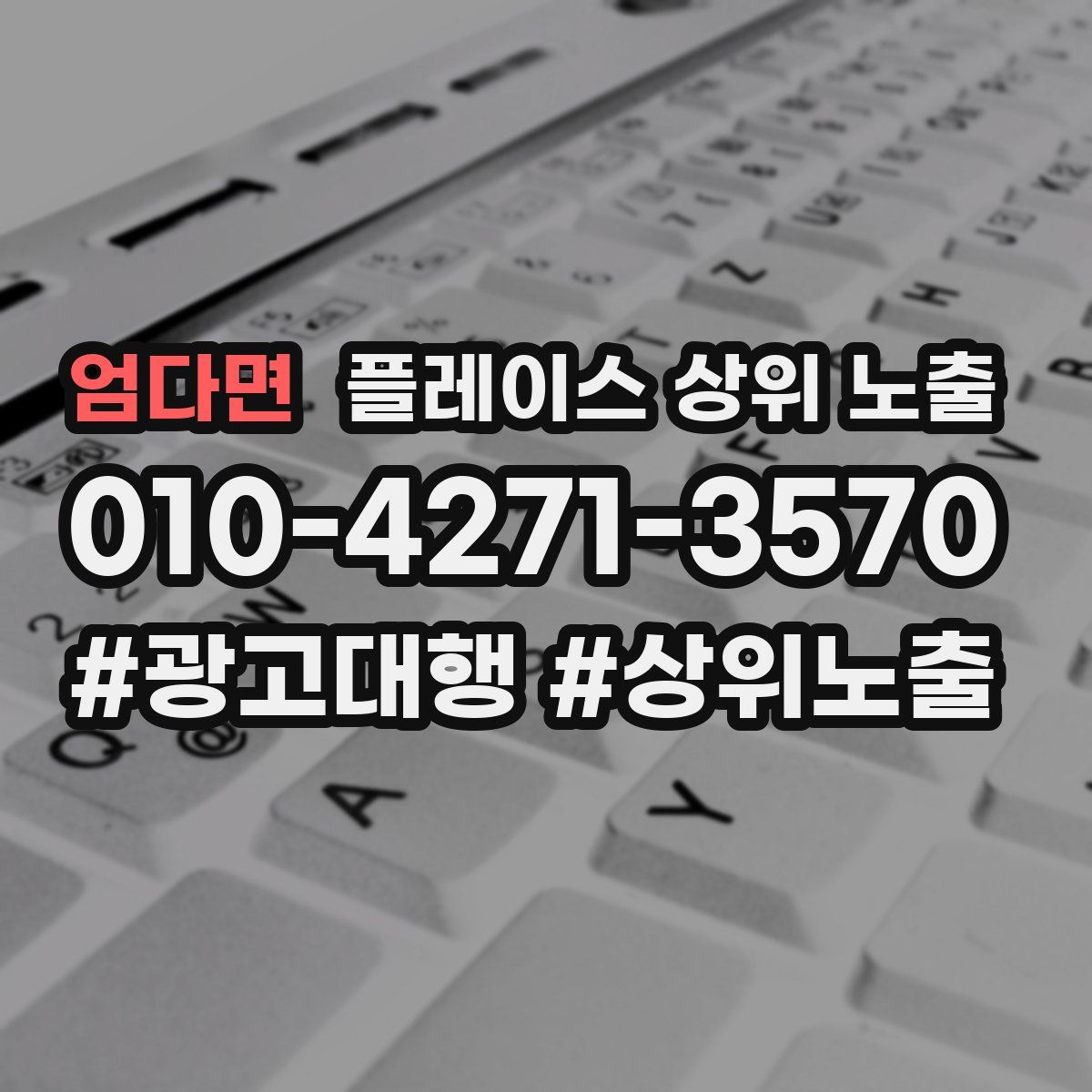 엄다면 플레이스 상위 노출