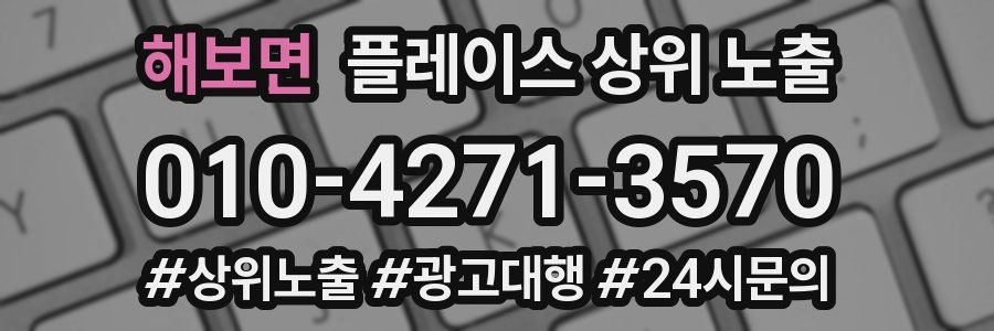 해보면 플레이스 상위 노출