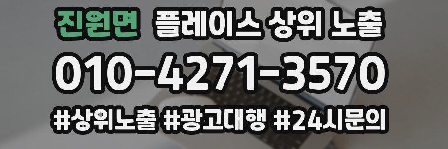 진원면 플레이스 상위 노출