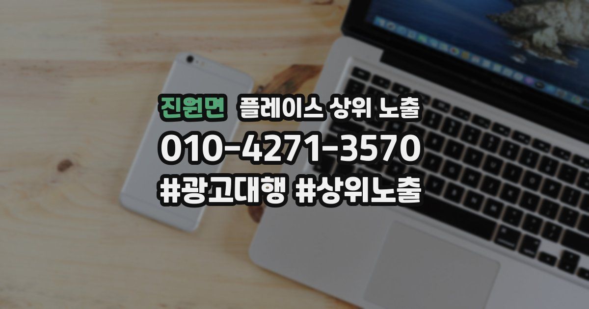 진원면 플레이스 상위 노출