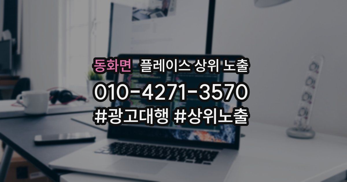 동화면 플레이스 상위 노출
