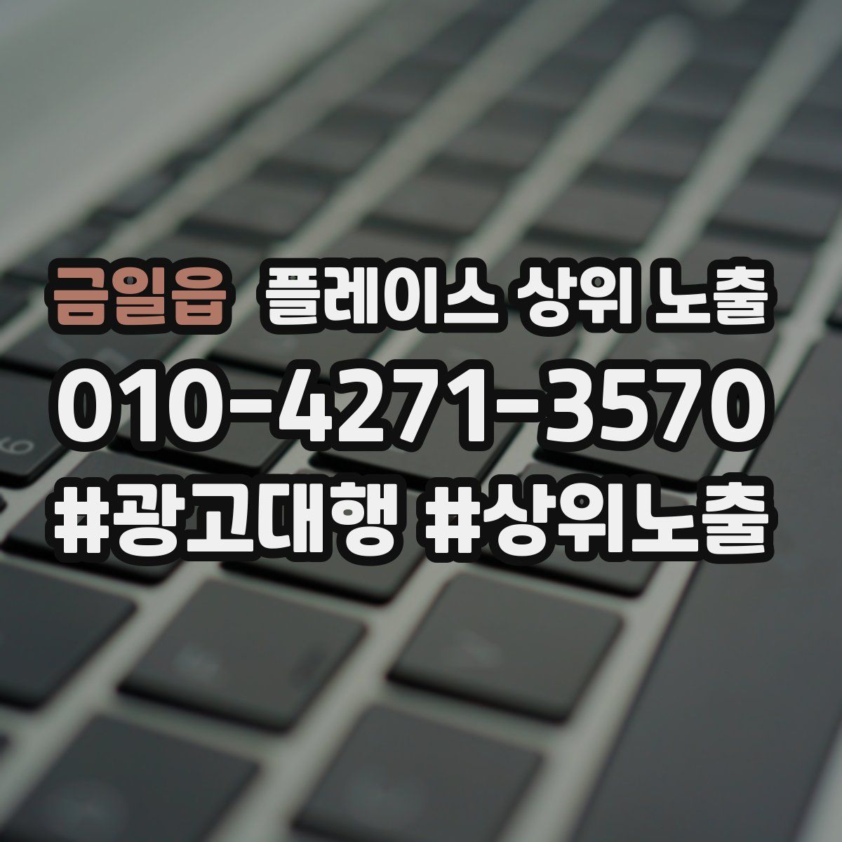 금일읍 플레이스 상위 노출