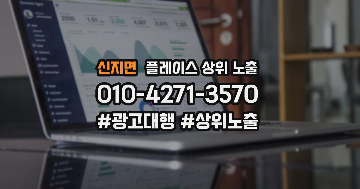 신지면 플레이스 상위 노출