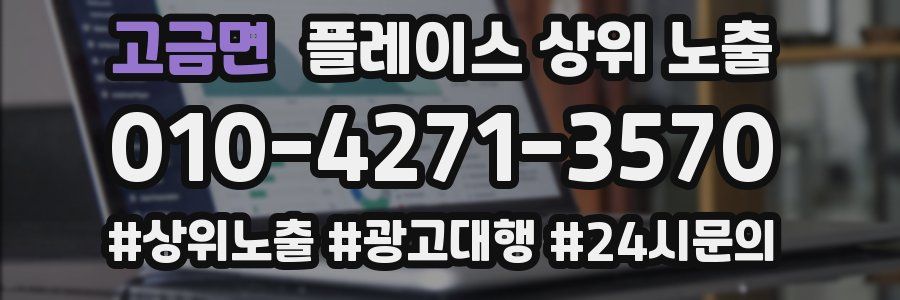 고금면 플레이스 상위 노출