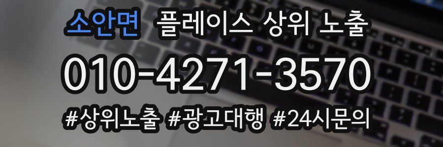 소안면 플레이스 상위 노출