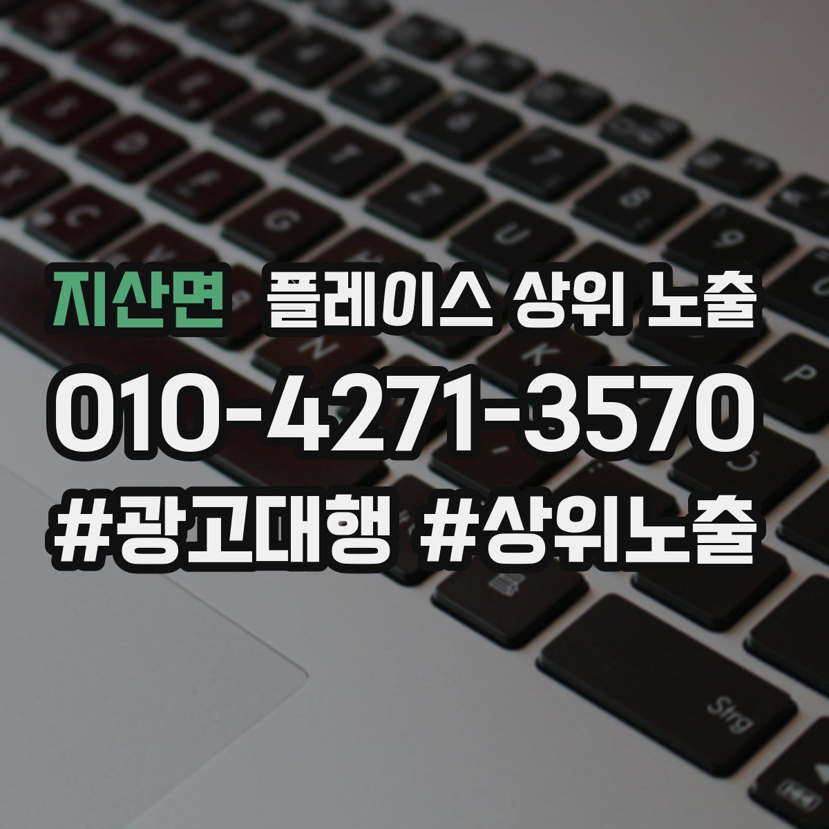 지산면 플레이스 상위 노출