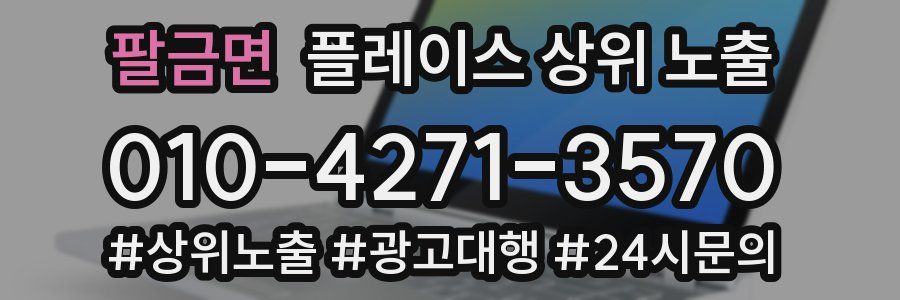 팔금면 플레이스 상위 노출
