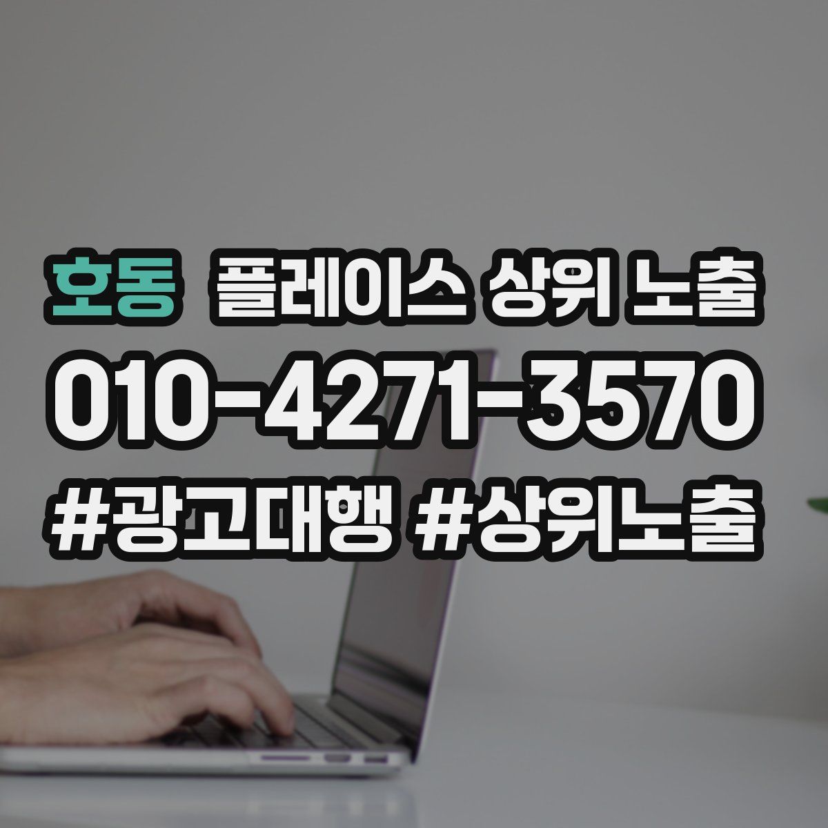 호동 플레이스 상위 노출
