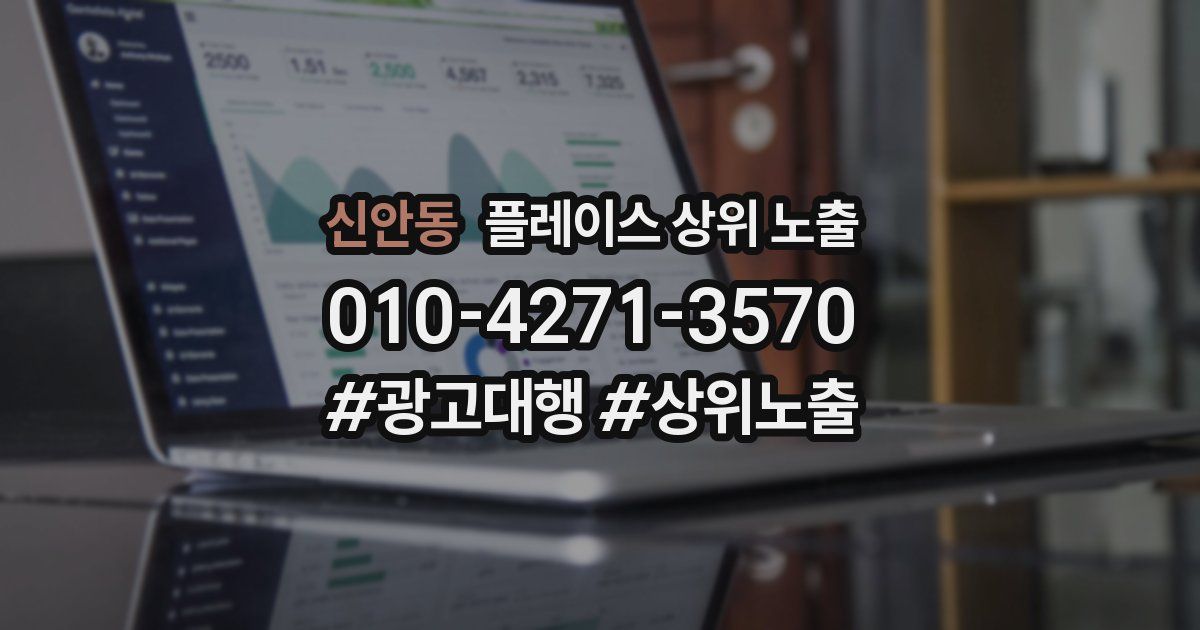 신안동 플레이스 상위 노출