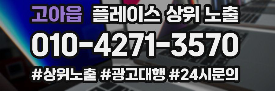 고아읍 플레이스 상위 노출