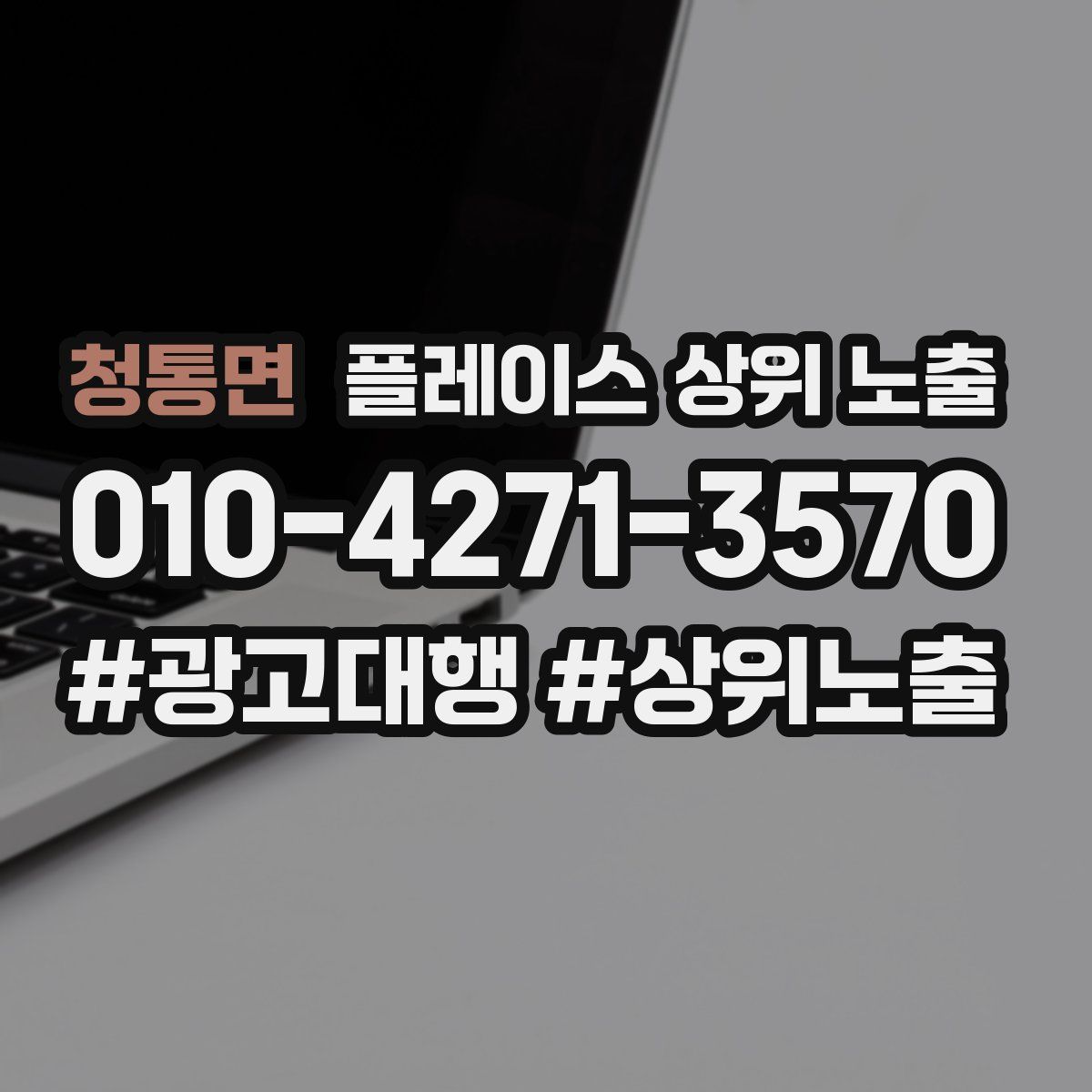 청통면 플레이스 상위 노출