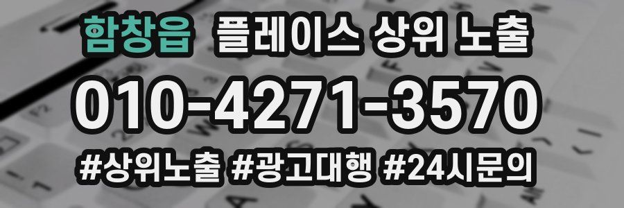 함창읍 플레이스 상위 노출