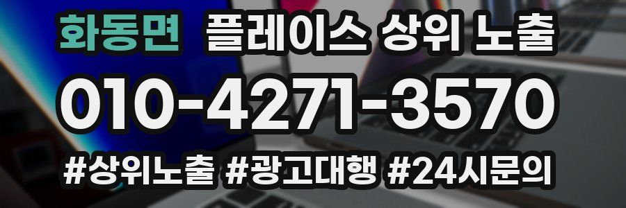 화동면 플레이스 상위 노출