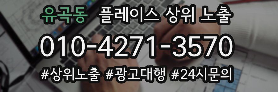 유곡동 플레이스 상위 노출