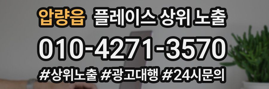 압량읍 플레이스 상위 노출