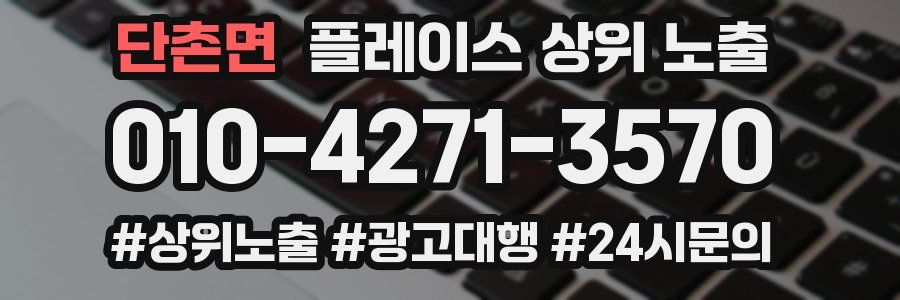 단촌면 플레이스 상위 노출
