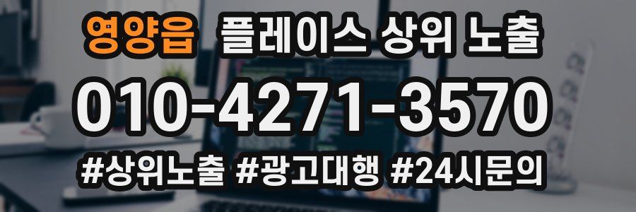 영양읍 플레이스 상위 노출