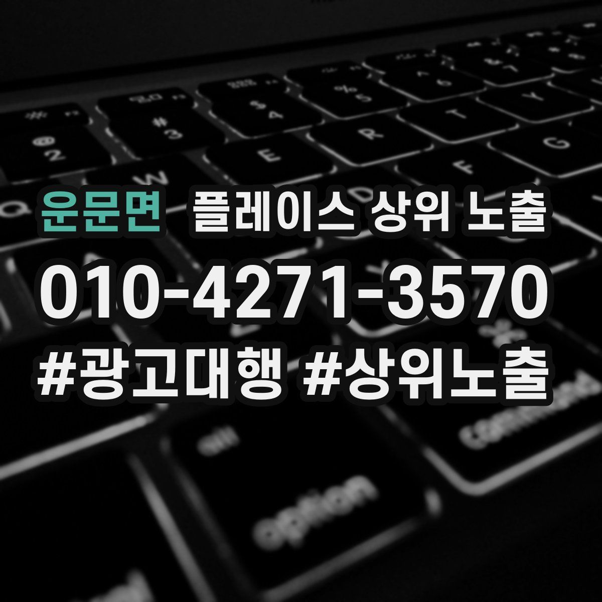 운문면 플레이스 상위 노출