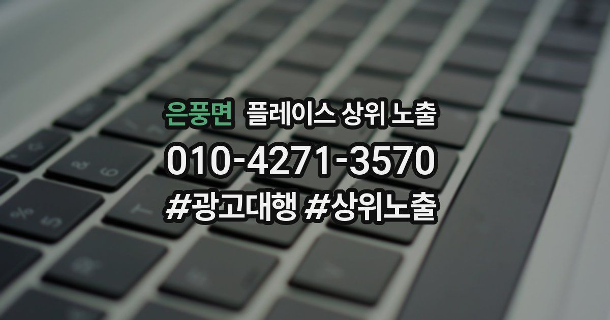은풍면 플레이스 상위 노출