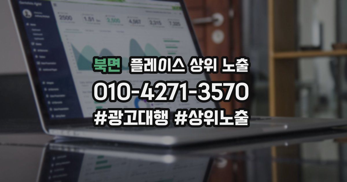 북면 플레이스 상위 노출