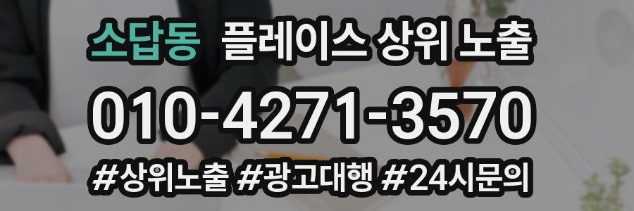 소답동 플레이스 상위 노출