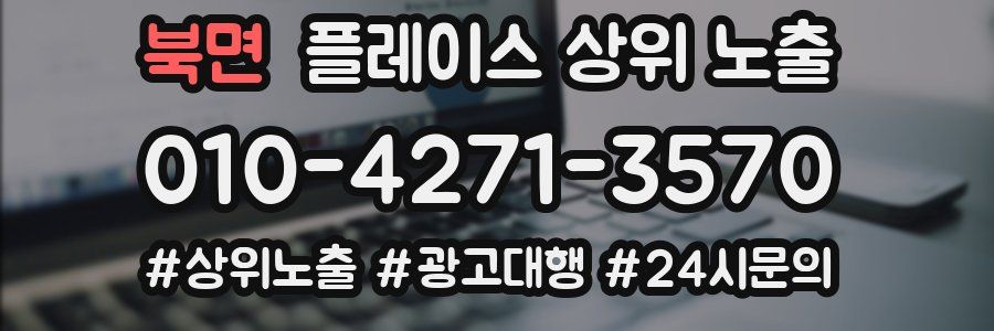 북면 플레이스 상위 노출