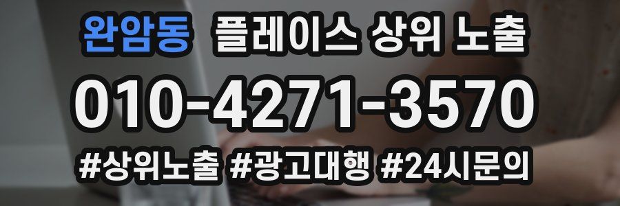 완암동 플레이스 상위 노출