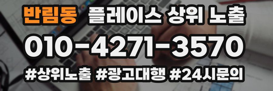 반림동 플레이스 상위 노출