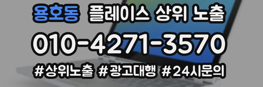 용호동 플레이스 상위 노출
