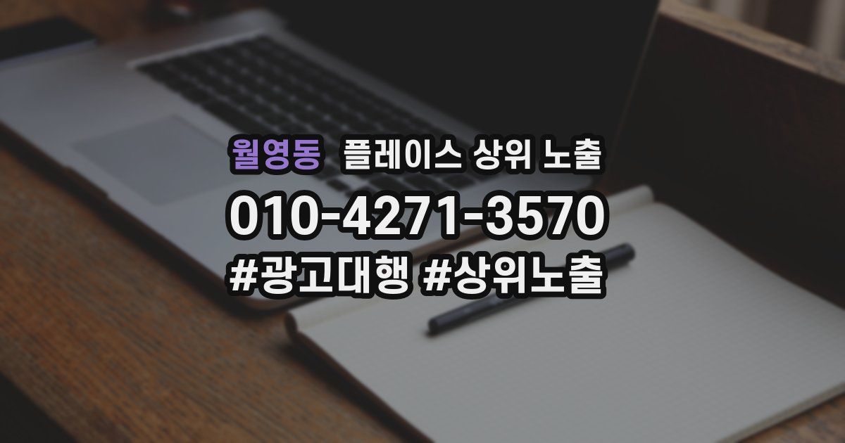 월영동 플레이스 상위 노출