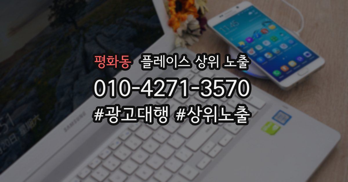평화동 플레이스 상위 노출
