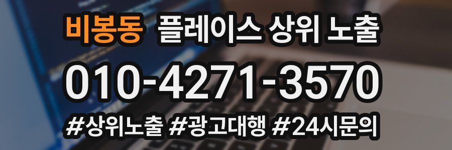 비봉동 플레이스 상위 노출