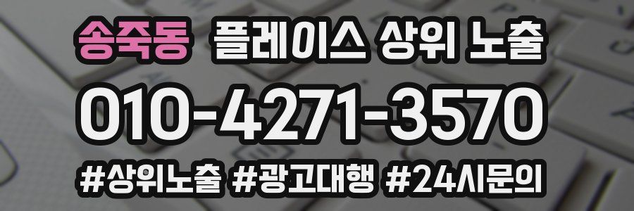 송죽동 플레이스 상위 노출