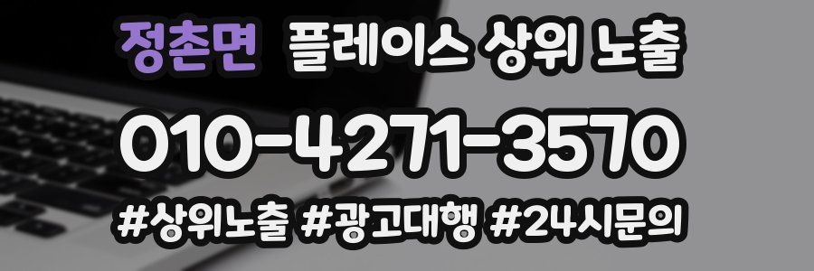 정촌면 플레이스 상위 노출