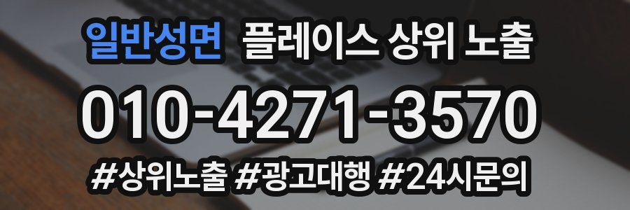 일반성면 플레이스 상위 노출
