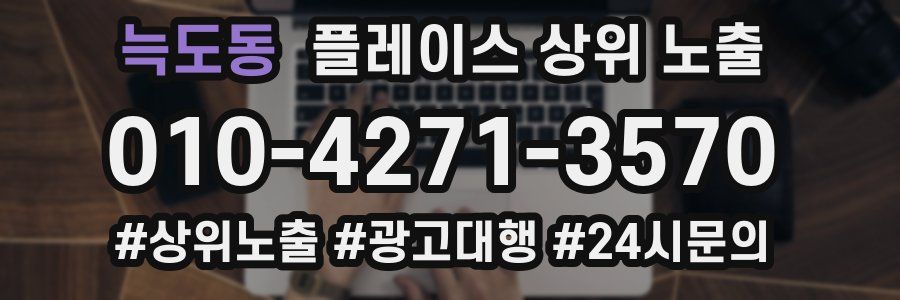 늑도동 플레이스 상위 노출
