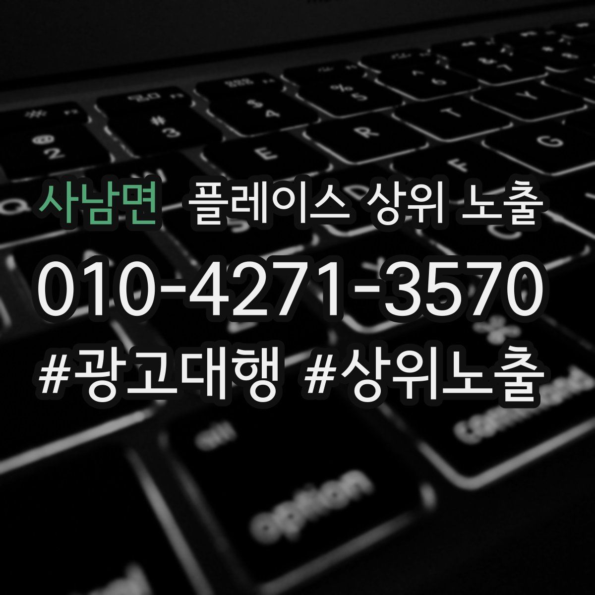 사남면 플레이스 상위 노출