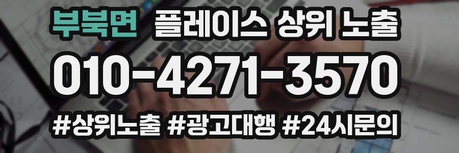 부북면 플레이스 상위 노출