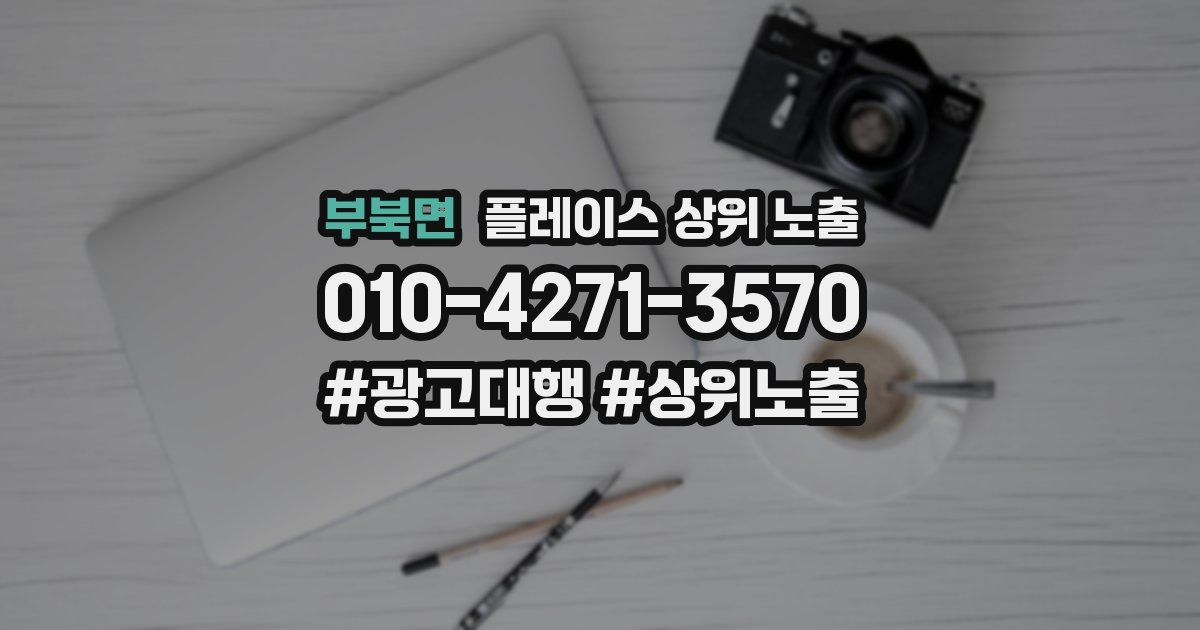 부북면 플레이스 상위 노출