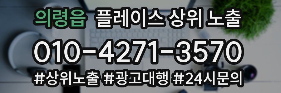 의령읍 플레이스 상위 노출