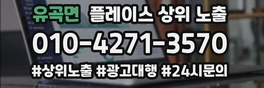 유곡면 플레이스 상위 노출