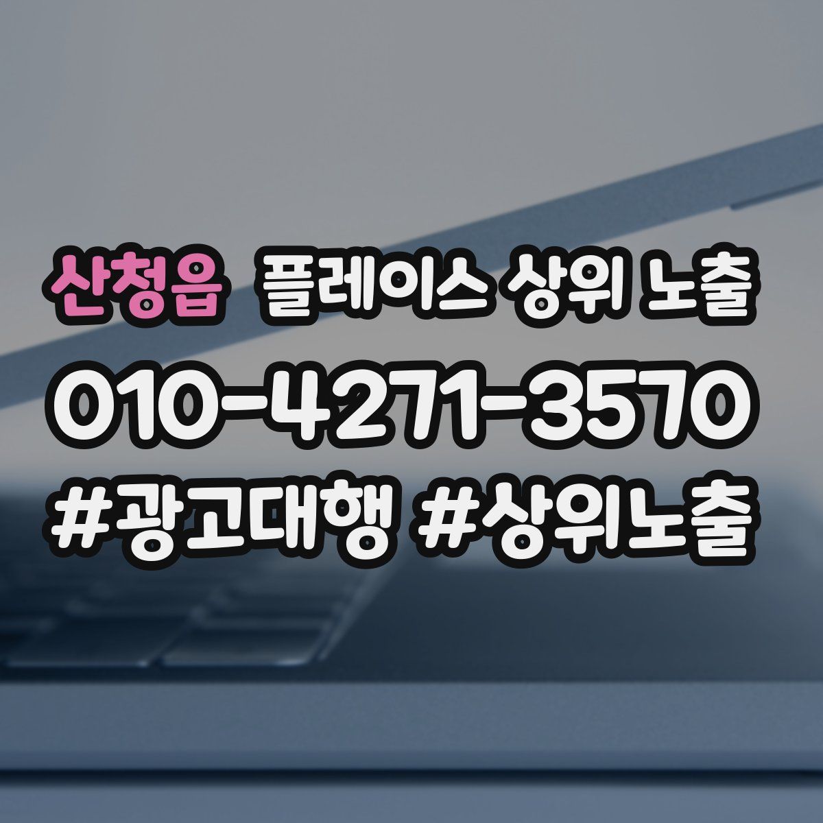산청읍 플레이스 상위 노출