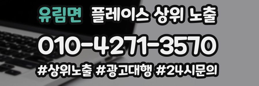 유림면 플레이스 상위 노출