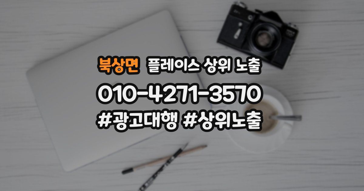 북상면 플레이스 상위 노출