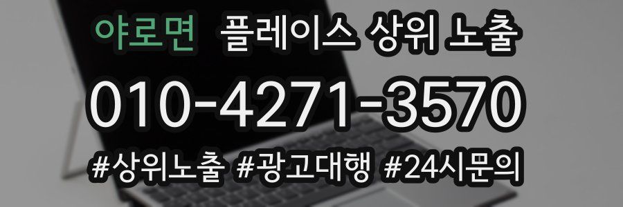 야로면 플레이스 상위 노출