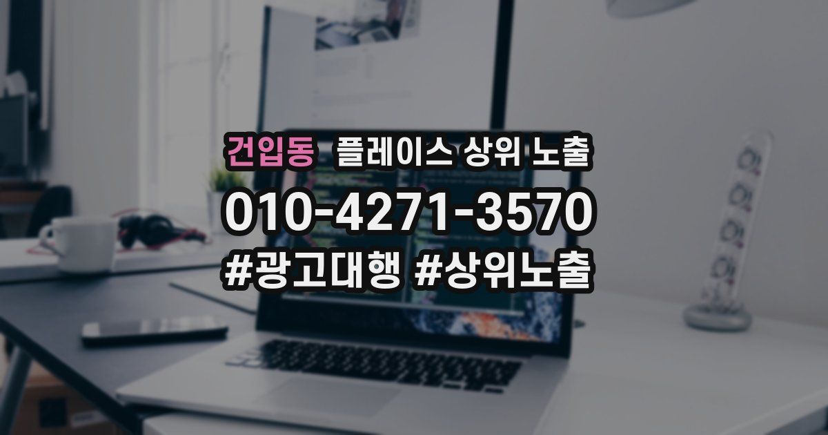 건입동 플레이스 상위 노출