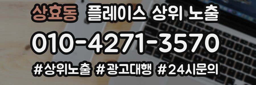 상효동 플레이스 상위 노출